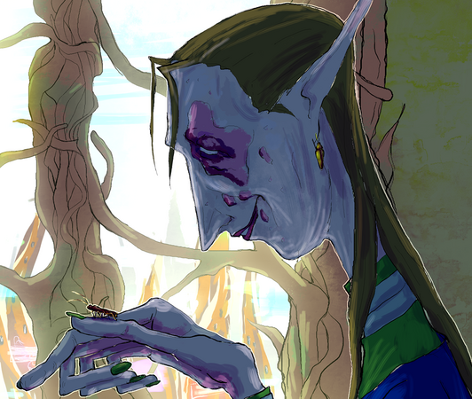 Kias, main character, later in the story