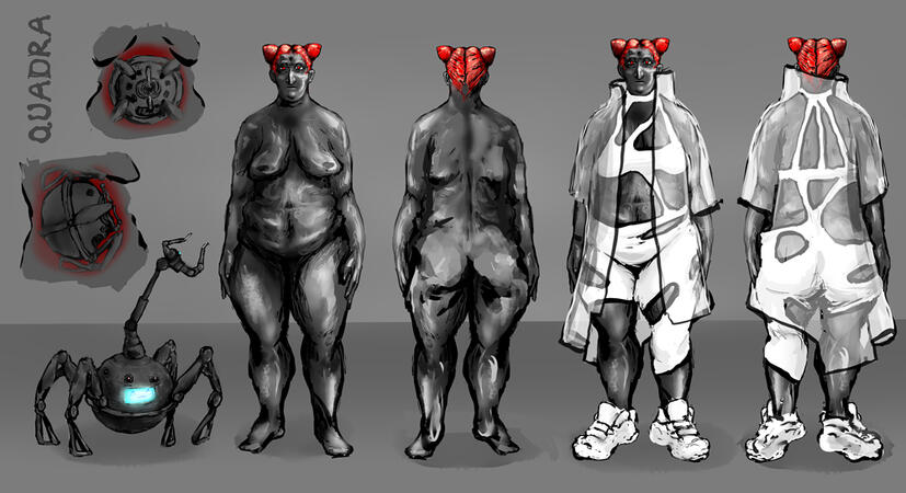 Quadra, an artificial person from Windwood Syndrome